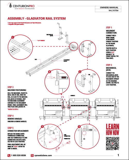 Gladiator Rail System Setup Guide