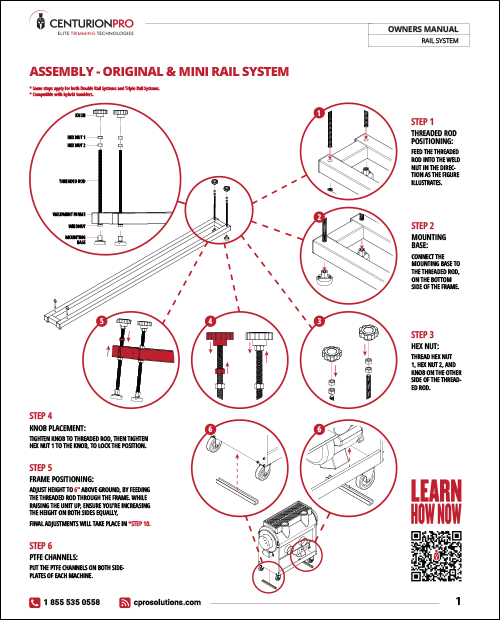 Mini and Original Rail System Setup Guide